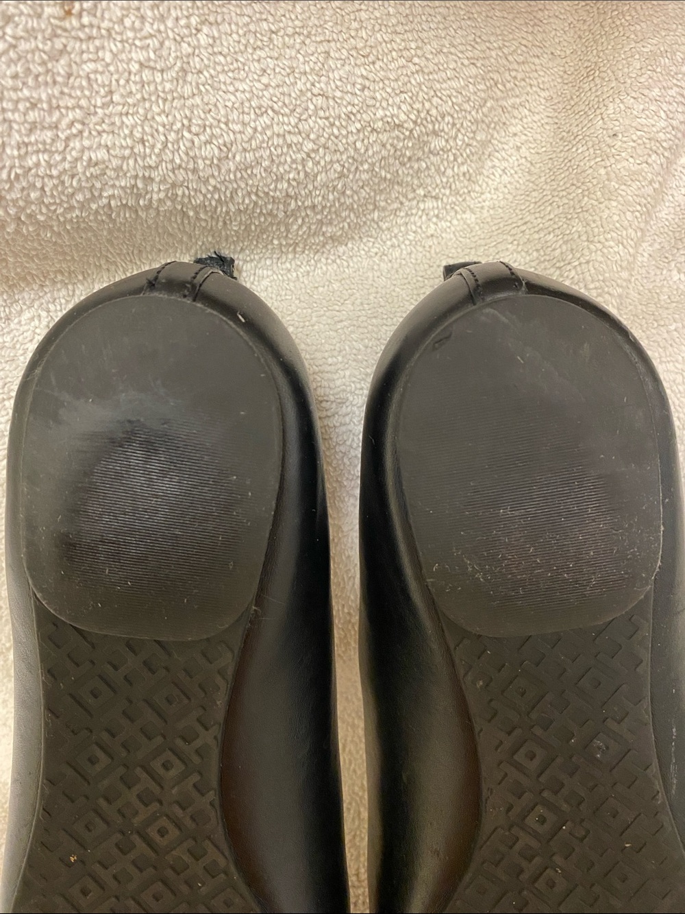 Tory Burch Mini Miller Leather Ballet Flats - Picture 8 of 11